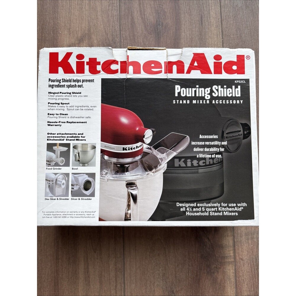 Kitchen Aid KPS2CL Pouring Shield Stand Mixer Accessory KitchenAid